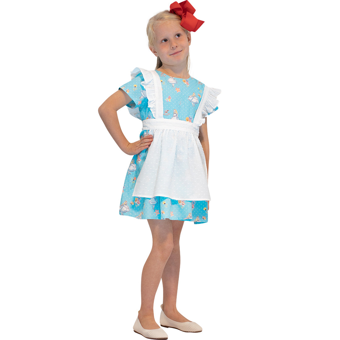 Alice Baby Dress, Blue Girl Dress, Wonderland Toddler Dress, Cosplay Costume, Dress with Apron, Easter, Eid, Birthday Party Dress