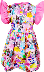 Baby Girls Disneyland Trip Mouse Love Heart  Ruffle Top Capri Outfit