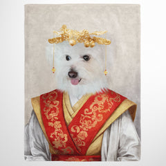 The Asian Empress - Custom Pet Blanket