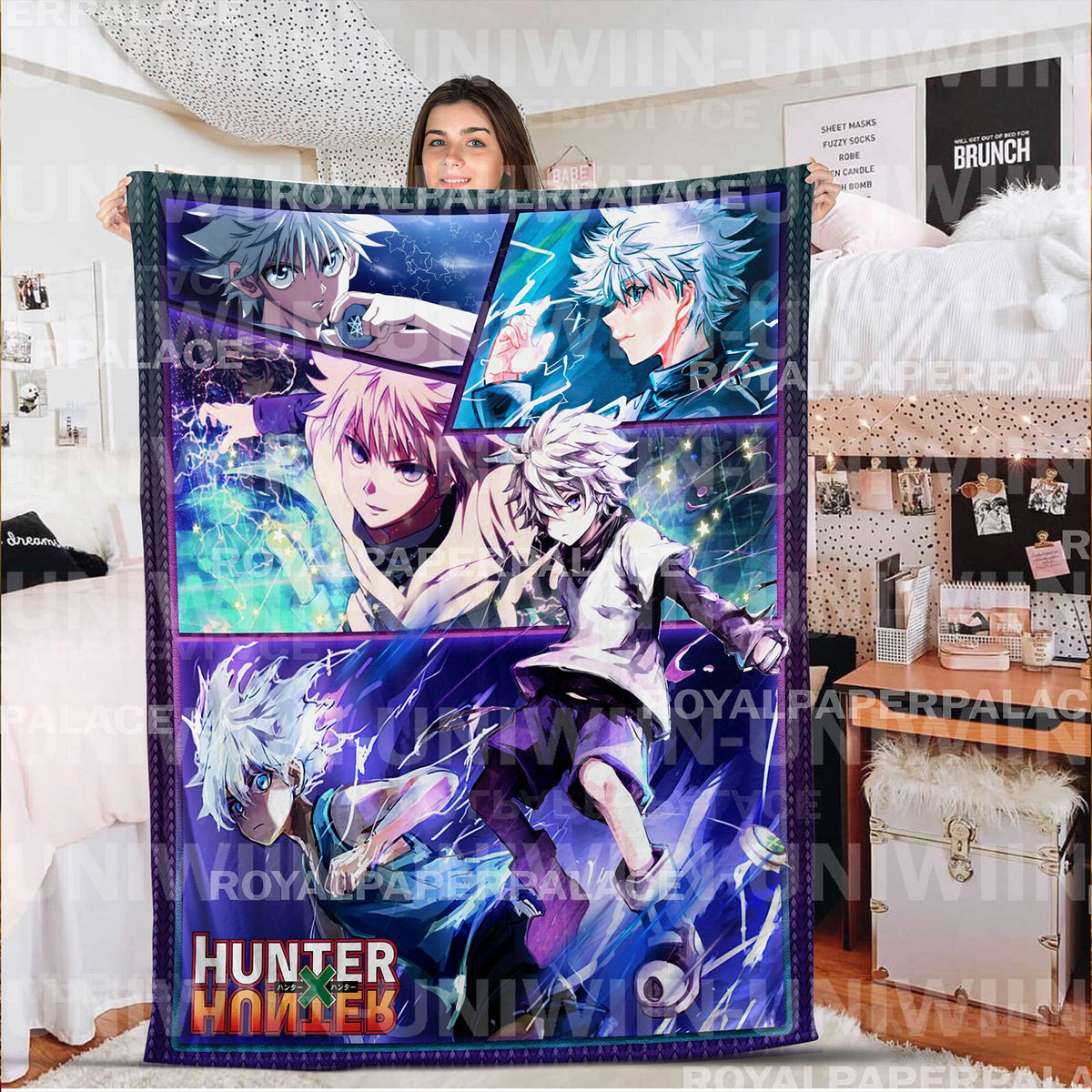 Personalized Hunter x Hunter Blanket, Anime Fan