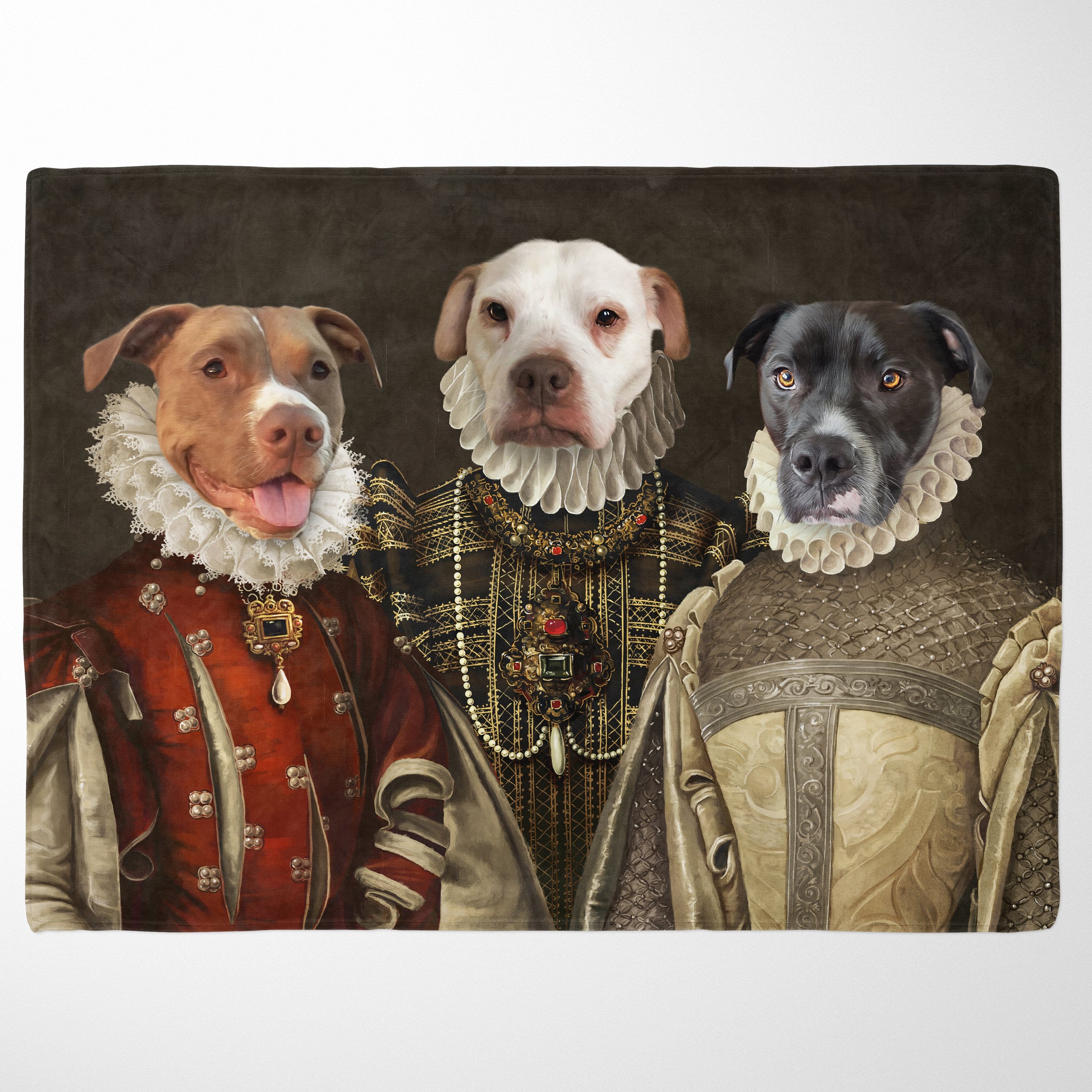 The Three Queens - Custom Pet Blanket