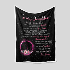 To My Daughter Blanket, Family Blanket, Mom To Daughter Blanket, Blanket For Gift