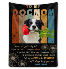 Personalized Meaningful Blanket For Dog Owners Happy Mother's Day Gift