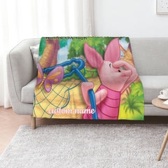 Custom Disney Piglet Quilt Bedding Set Blanket – Great Gifts for Family and Home Decor