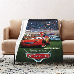 Custom Name Disney Cars Quilt Bedding Set – Perfect for Bedroom Decor, Great Gifts for Family