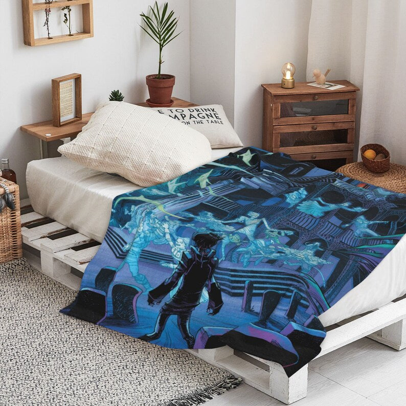 Custom Name Disney The Haunted Mansion Quilt Bedding Set Blanket for Home Decoration – Great Gifts for Family