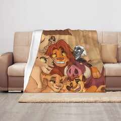 Custom Name Disney The Lion King II Simba’s Pride Quilt Blanket – Ideal for Home Decoration