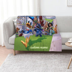 Disney Infinity Custom Name Quilt Blanket – Ideal for Home Decoration and Movie Lovers