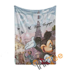 Disney Mickey Mouse Limited Edition Sherpa Blanket Fleece Blanket Funny Gifts for Disney Lovers