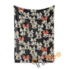 Disney Minnie Mickey Limited Edition Sherpa Blanket Fleece Blanket Funny Gifts