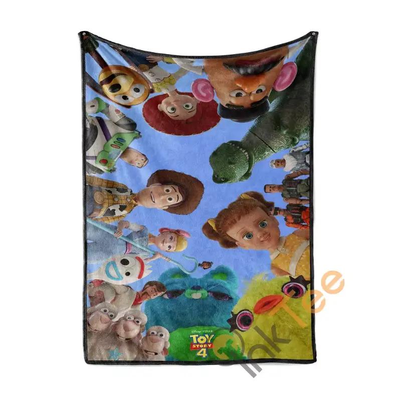 Disney Toy Story 4 Sherpa Blanket Fleece Blanket Funny Gifts