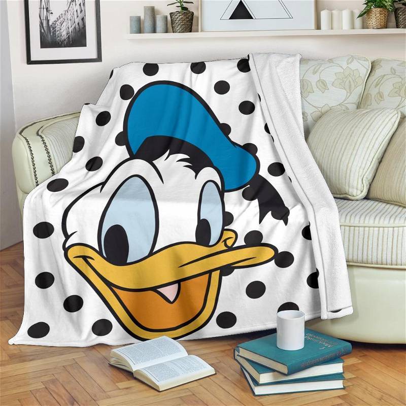 Donald Duck Disney Sherpa Blanket Fleece Blanket Funny Gifts