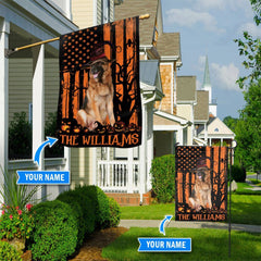 German Shepherd Halloween Personalized Flag Personalized Dog Garden Flags Gift For Dog Lovers 1