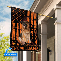 German Shepherd Halloween Personalized Flag – Personalized Dog Garden Flags – Gift For Dog Lovers