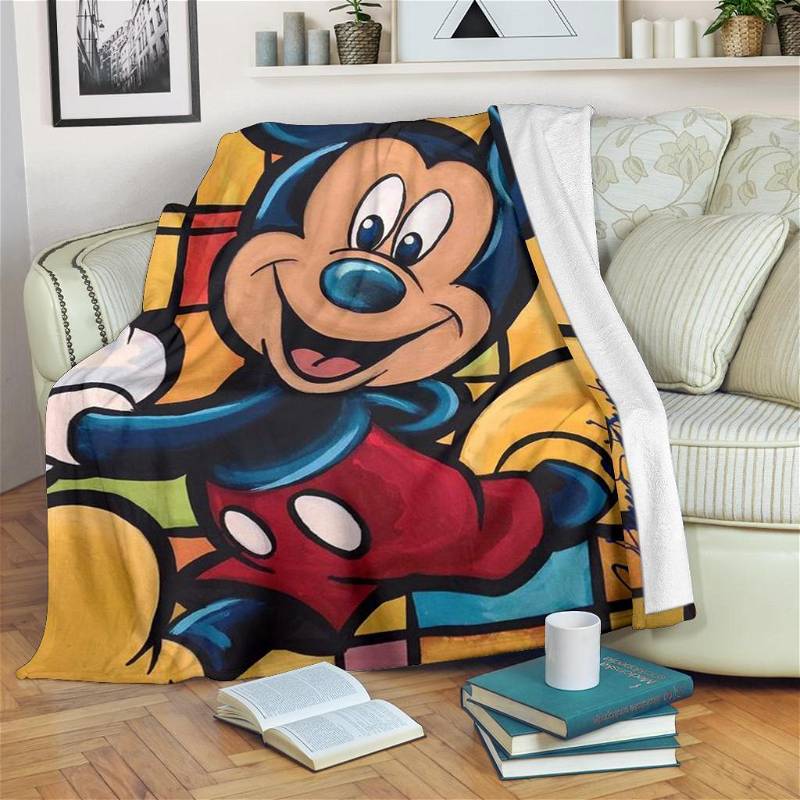 Graphic Art Mickey Mouse Disney08 Sherpa Blanket Fleece Blanket Funny Gifts