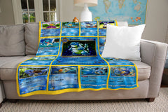 Squirtle Evolutions Blanket