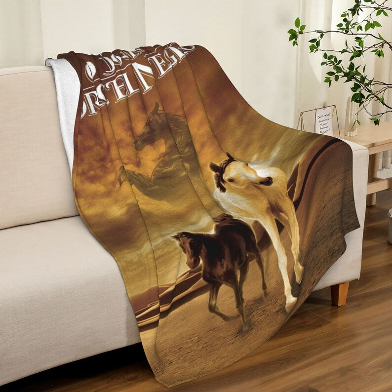Personalized Disney Black Stallion Quilt Blanket – Perfect for Bedroom Decor