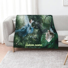 Personalized Disney Dream Portraits Quilt Blanket for Home Decoration and Gift – Great Gifts for Family