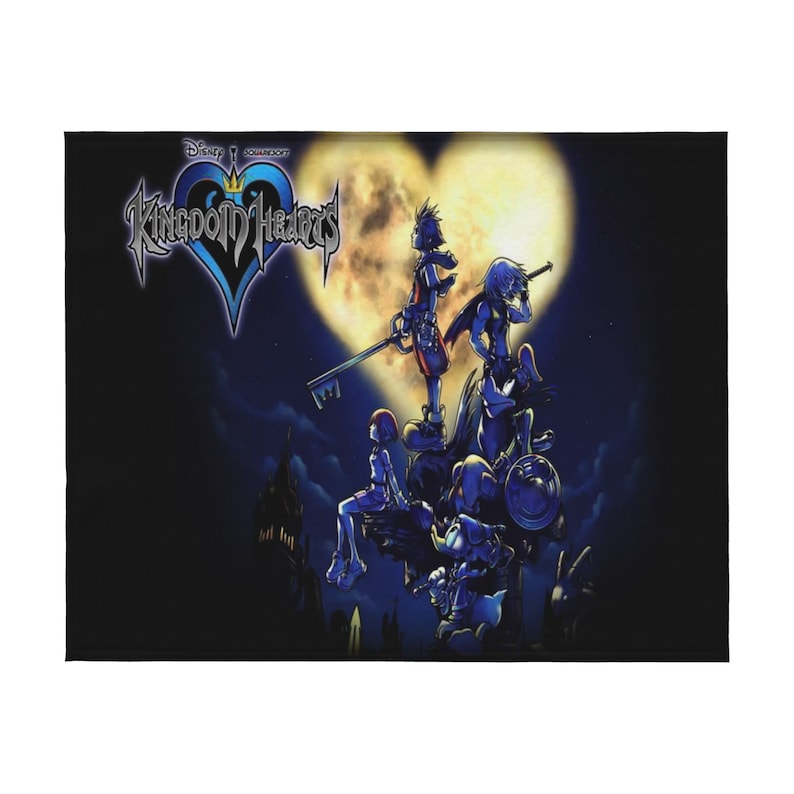 Personalized Disney Kingdom Hearts Quilt Bedding Set – Ideal for Home Decoration and Sofa Blanket