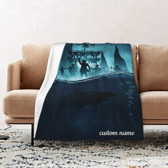 Personalized Disney Pirates Of The Caribbean3 Quilt Blanket – Ideal for Home Decoration and Sofa Blanket