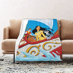 Personalized Disney Pocahontas II Journey to a New World Quilt Blanket – Suitable for Home Decoration and Sofa Blanket