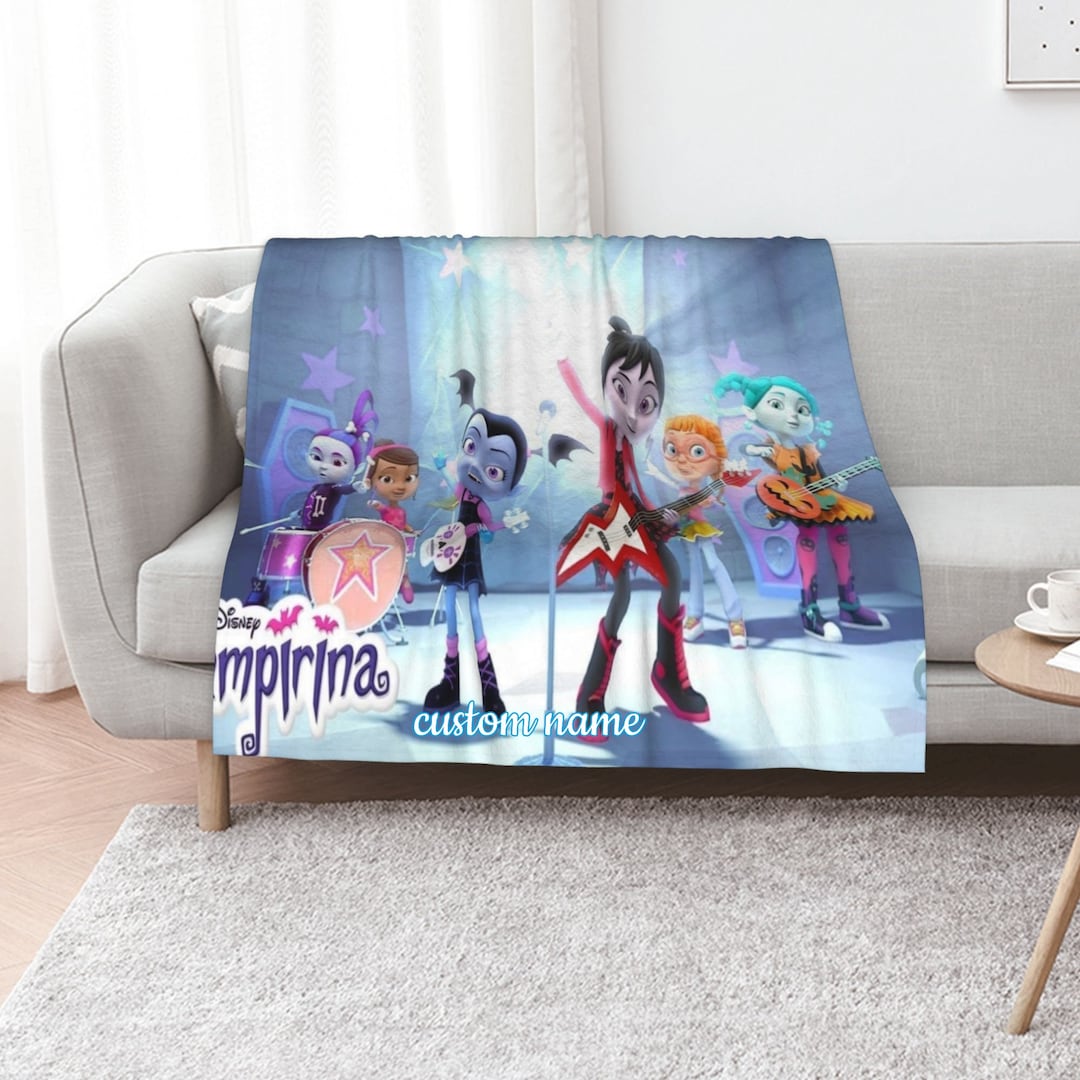 Personalized Disney Vampirina Blanket – Great Gifts for Family and Home Decoration