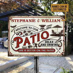 USA MADE Customized Personalized Patio Grilling Life Is Better Custom Classic Metal Signs