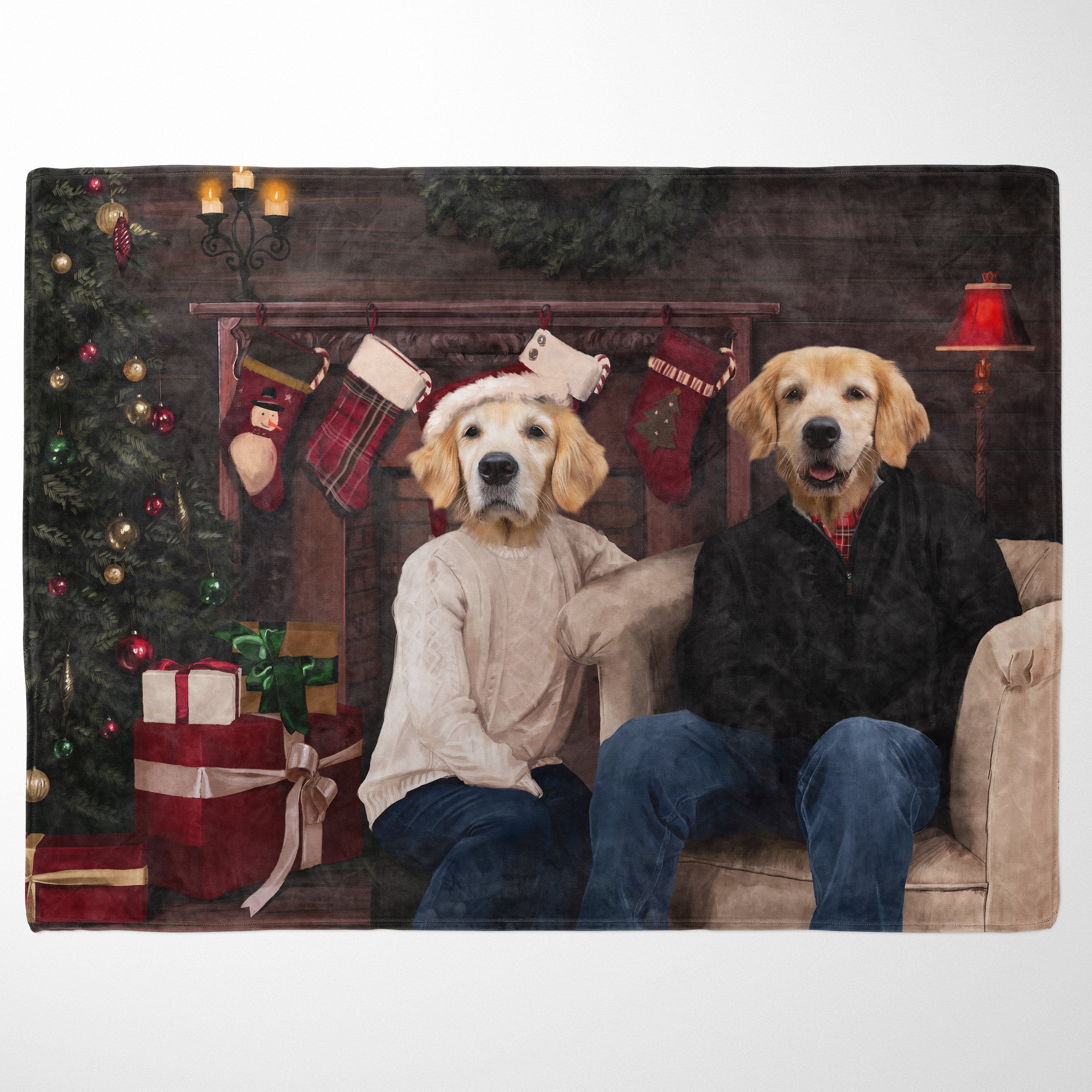 The Family Christmas - Custom Pet Blanket