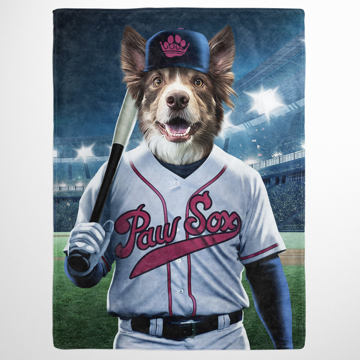 Boston Paw Sox - Custom Pet Blanket