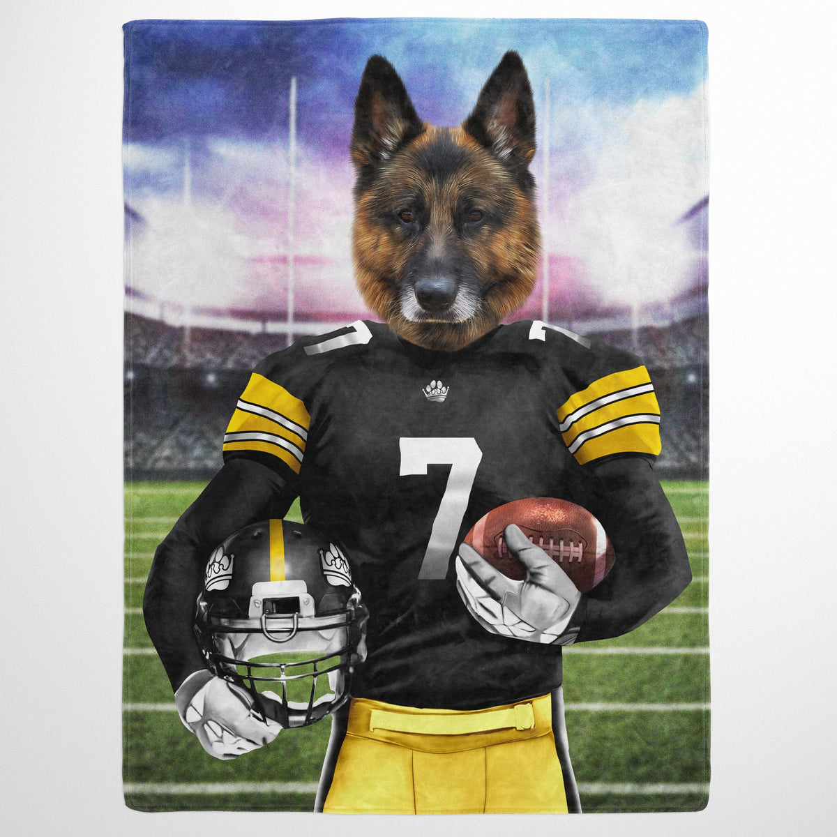The Snack Steelers - Custom Pet Blanket