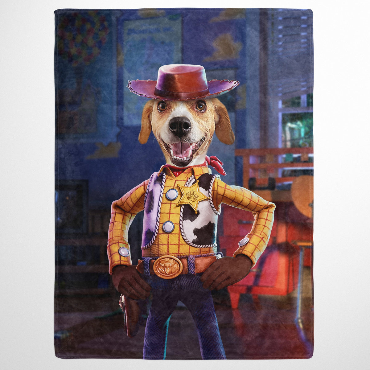 The Toy Cowboy - Custom Pet Blanket