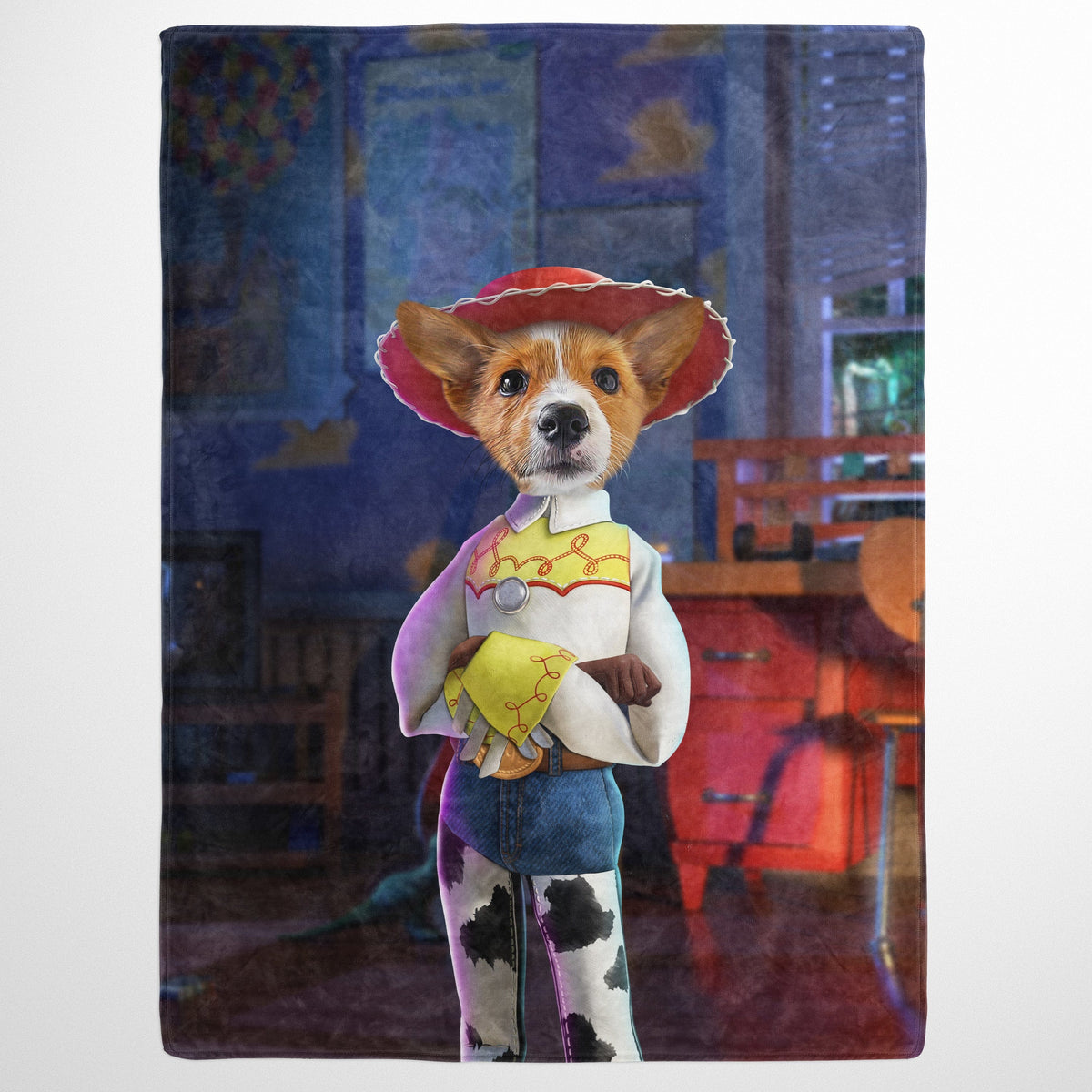 The Toy Cowgirl - Custom Pet Blanket