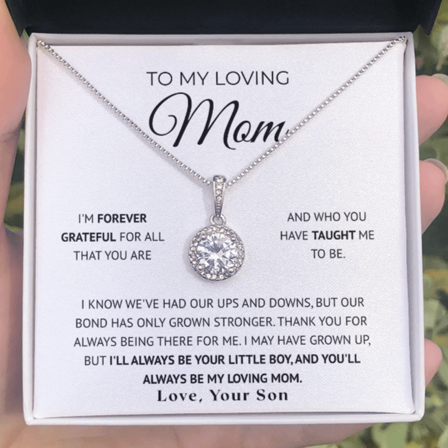 To My Loving Mom | I'm Grateful Forever | Necklace