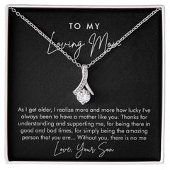 To My Loving Mom | I'm Lucky To Have You | Alluring Beauty Necklace