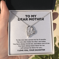To My Dear Mother | I Will Always Be Here For You | Necklace