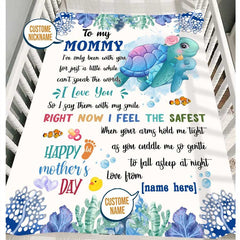 1st mothers day blanket, First mom day blanket, first mothers day, baby to mom blanket