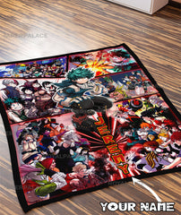 Personalized Hero  Blanket, Anime Manga Blanket