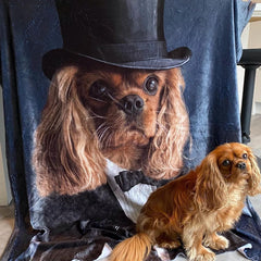 The Gentleman - Custom Pet Blanket