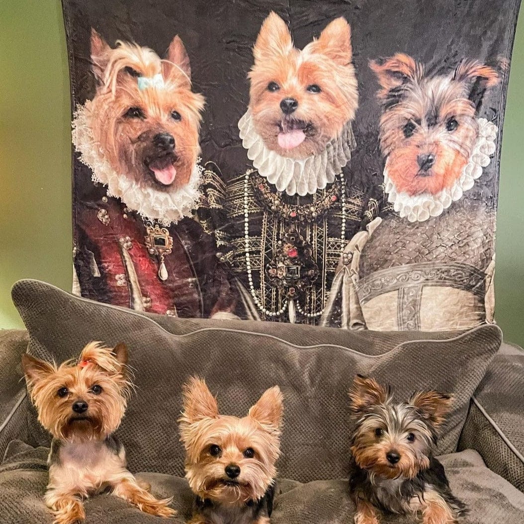 The Three Queens - Custom Pet Blanket