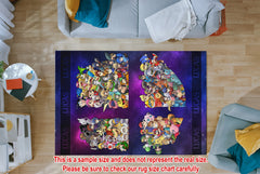 Custom Super Smash Bros Kids Rug, Super Smash Bros Play Mat, Personalized Baby Nursery Initial Rug, Custom Super Smash Bros Carpet Playtime
