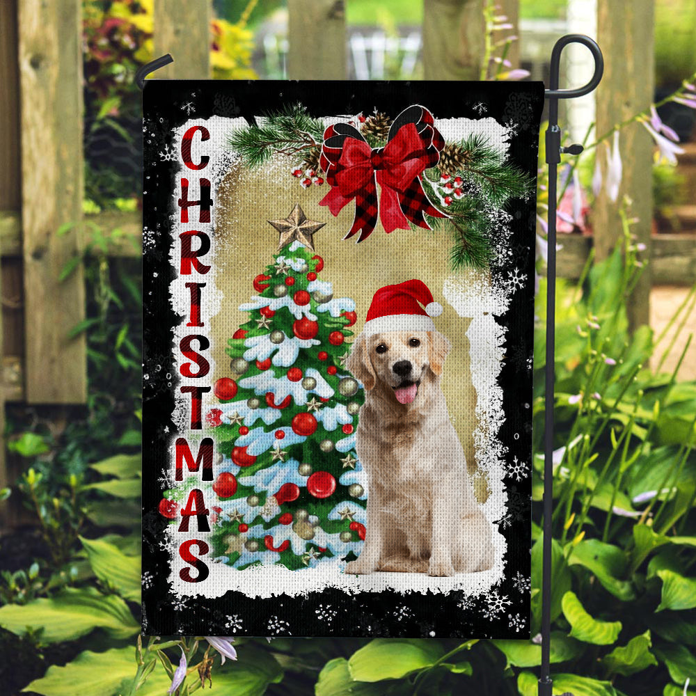 USA MADE Christmas Pet Photo| Personalized Flag | Gift For Family, Gift For Pet Lover, Christmas Gift| Custom Pet Photo Flag Christmas Home Decor Gift