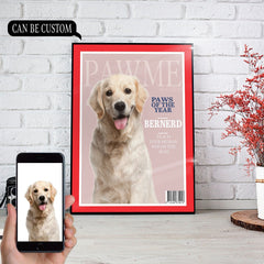 Dog Lovers - Time Magazine - Personalized Pet Poster Canvas Print